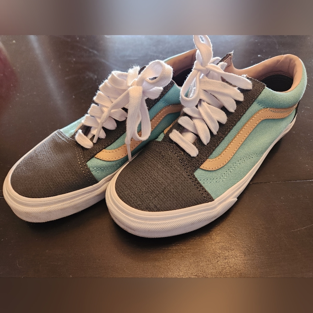 Vans Old Skool Textured Suede Pewter Women's 6.5
